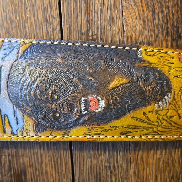 Vintage guitar strap grizzly bear - Picture 2 of 8